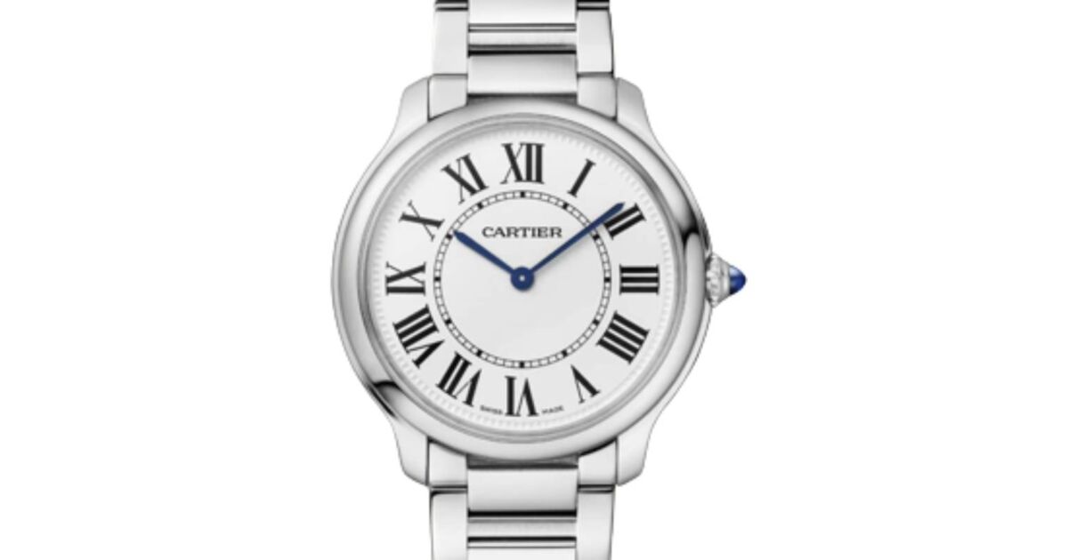 CARTIER Must Rondo Watches Aftermarket bezels WhiteDial Silver925/diamond/... Cartier Must de Cartier Ronde 18K Diamond Women main image 4