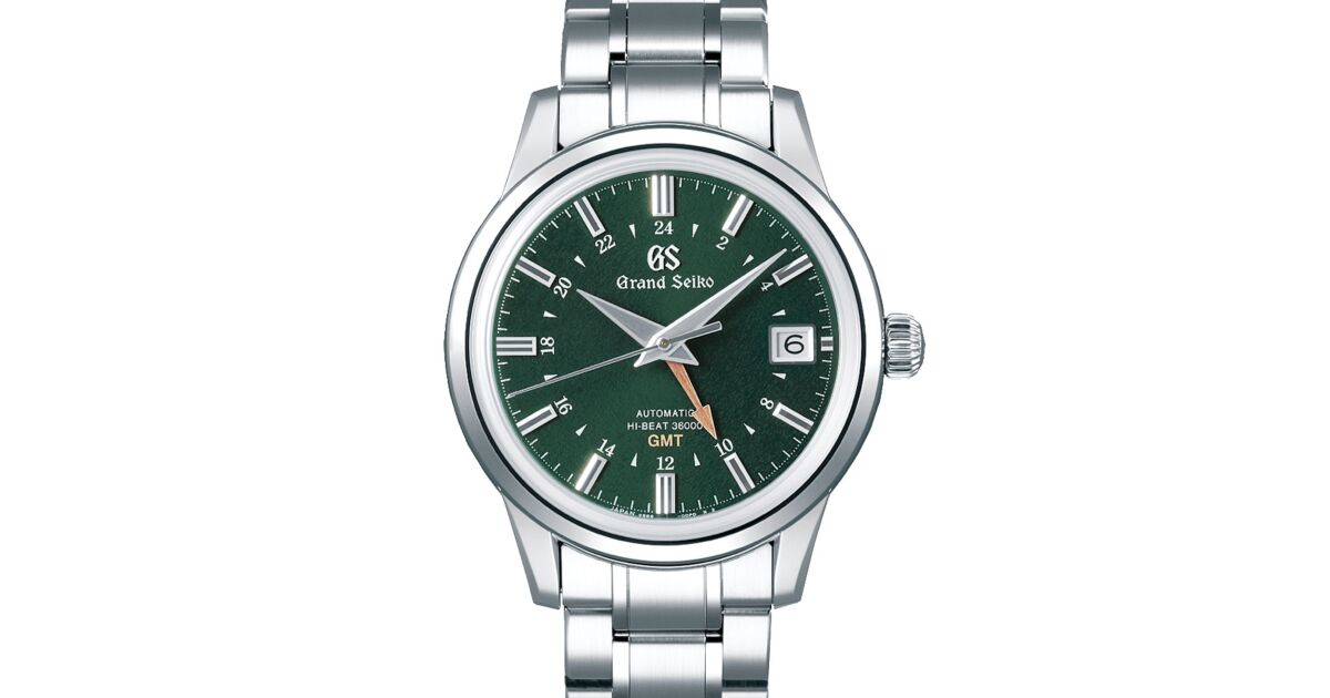 Grand Seiko Elegance Hi-Beat GMT Steel Green Dial SBGJ251 - BRAND NEW