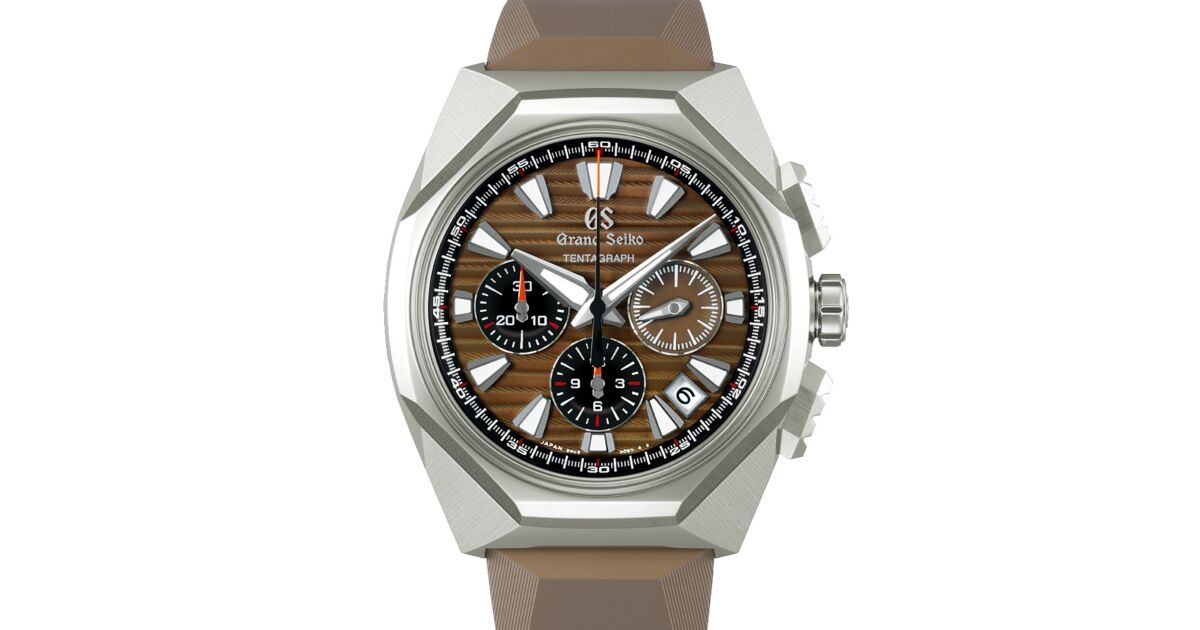 Grand Seiko Sport Tentagraph Tokyo Lion Titanium Brown Dial
