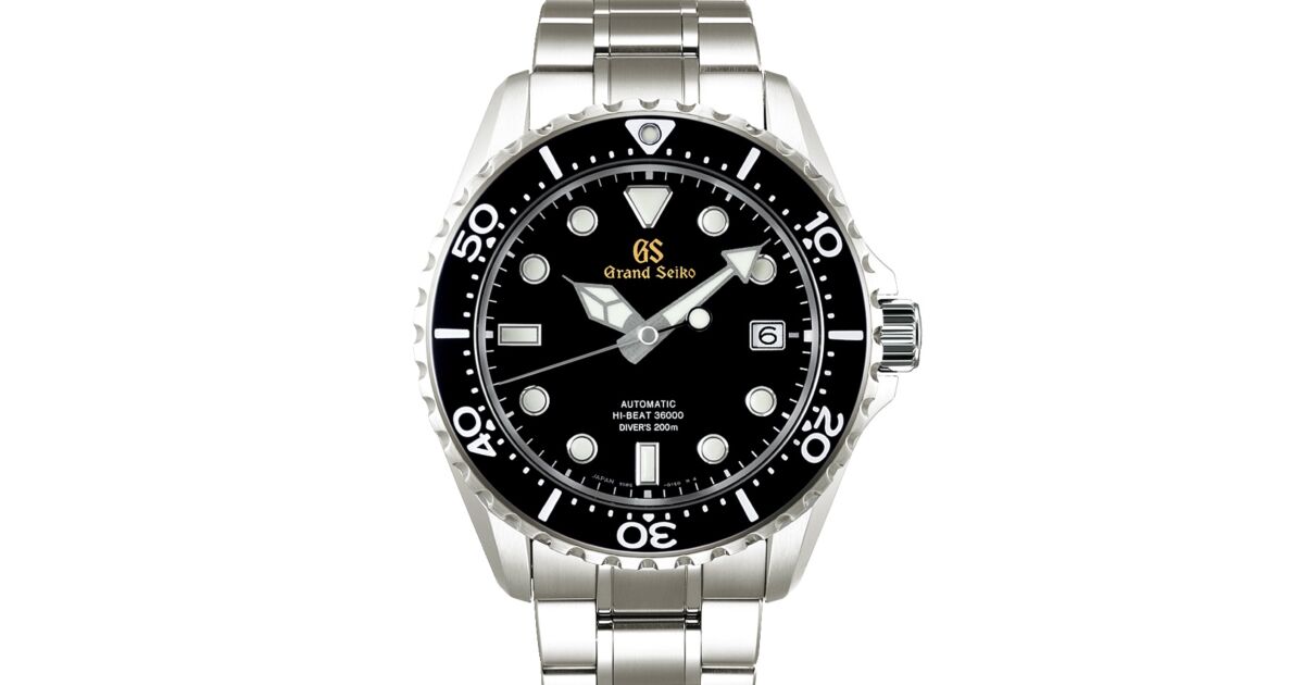Grand Seiko Sport Hi-Beat Diver Steel Black Dial SBGH291 - BRAND NEW