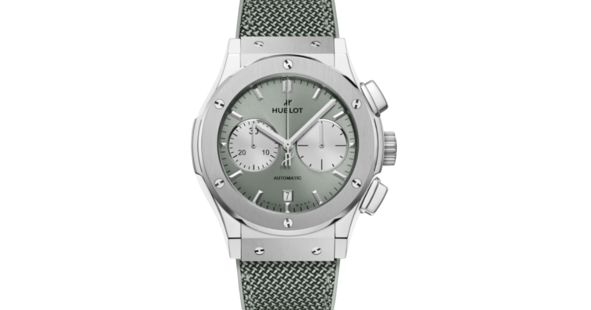 Hublot Classic Fusion Chronograph Titanium Sage Green 45mm 521.NX