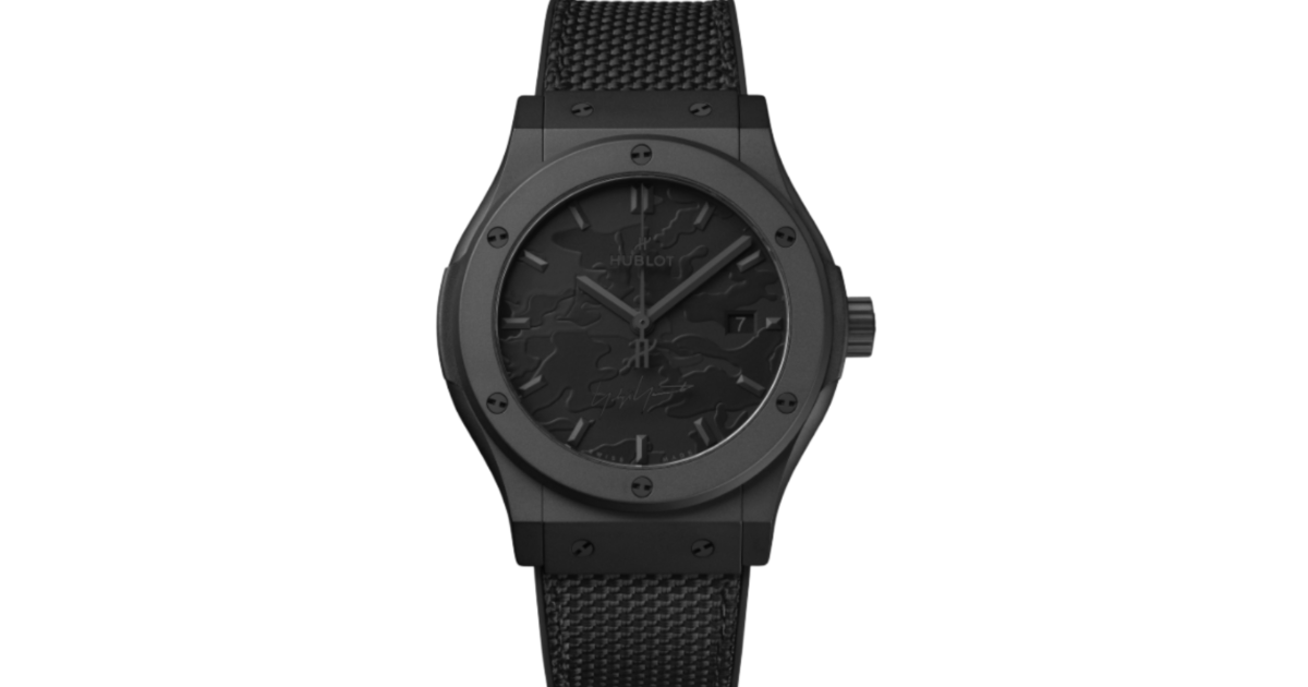 Hublot Classic Fusion Yohji Yamamoto All Black Camo 42mm 542.CI