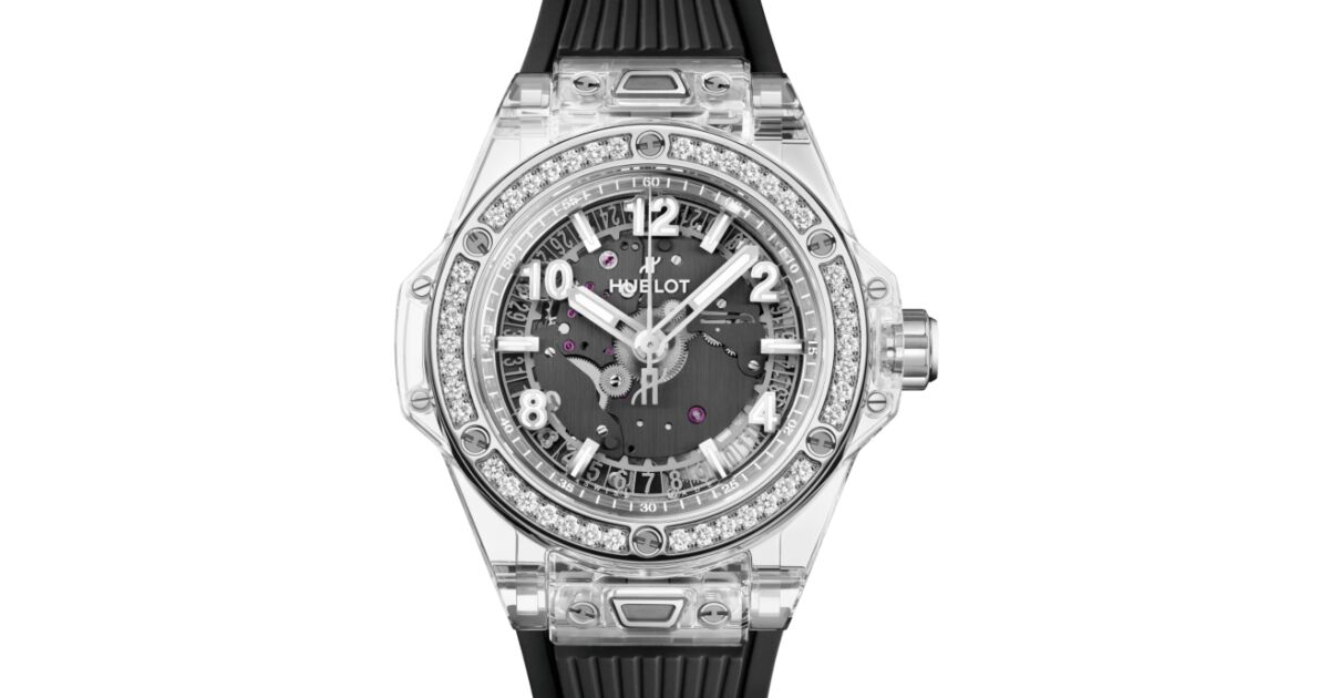Hublot Big Bang 3-Hands One Click Sapphire Diamonds 39mm 465.JX