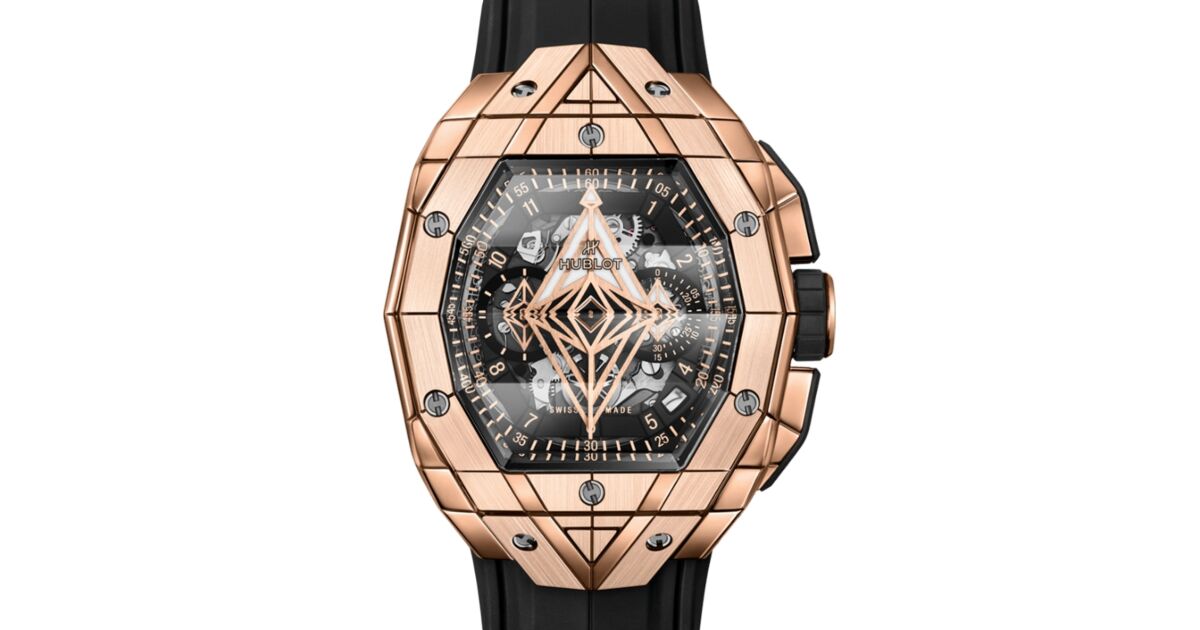 Hublot Shaped Spirit of Big Bang Partnerships Sang Bleu King Gold