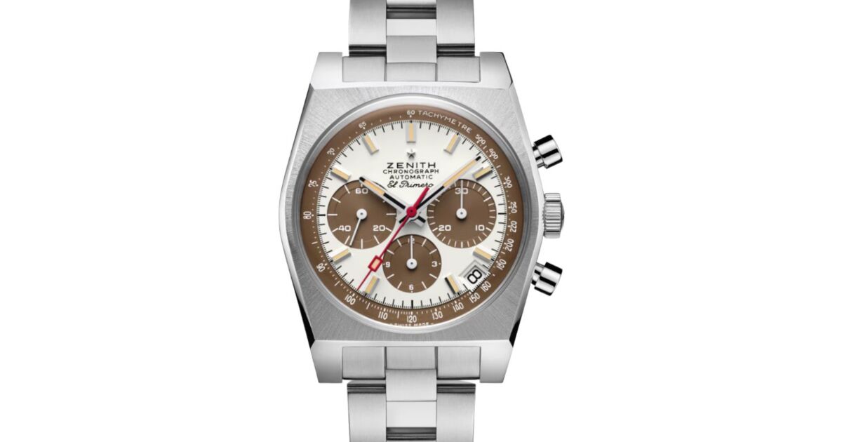 Zenith Chronomaster Revival El Primero A384 Steel 37mm White/Brown