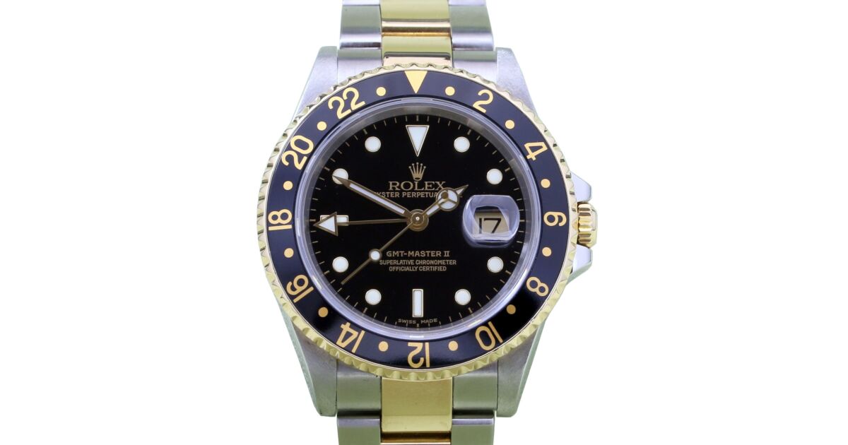 Rolex GMT-Master II 16713 40mm 18k Yellow Gold Stainless Steel
