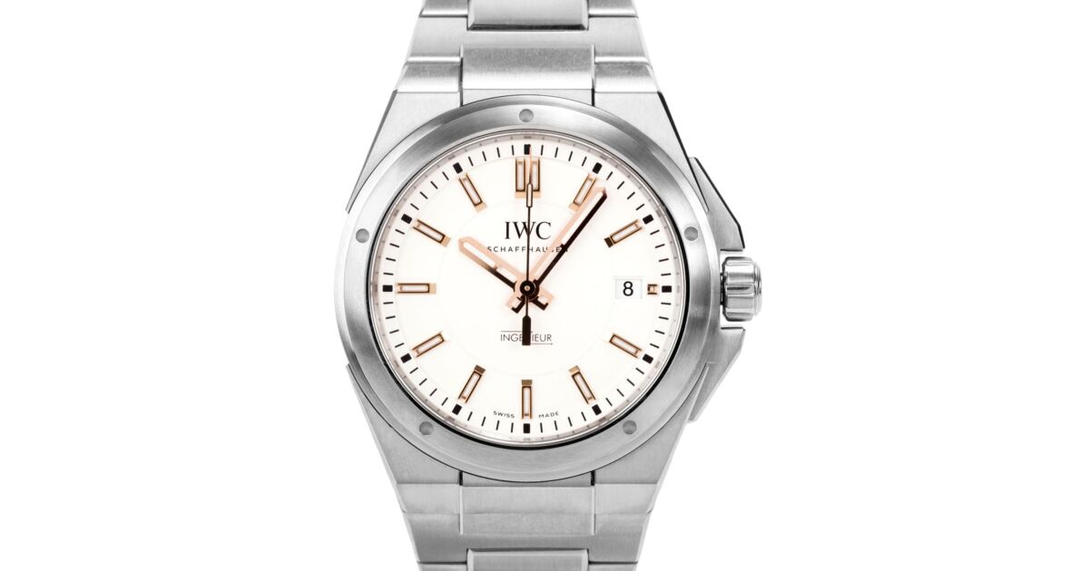 IWC Schaffhausen IW323906 Ingenieur Automatic Silver Plated Index