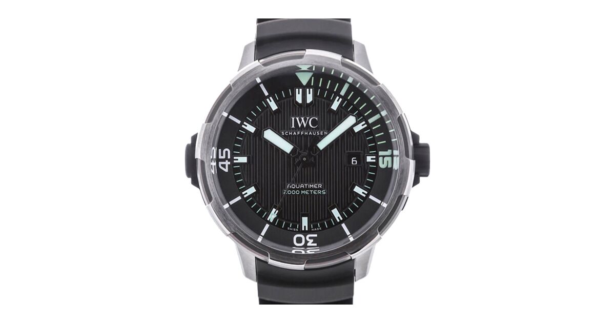 IWC Schaffhausen IW358002 Aquatimer Automatic 2000 Black Green
