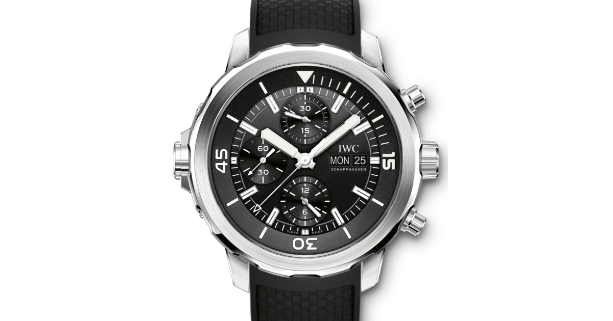 IWC Schaffhausen IW376803 Aquatimer Chronograph Black Index