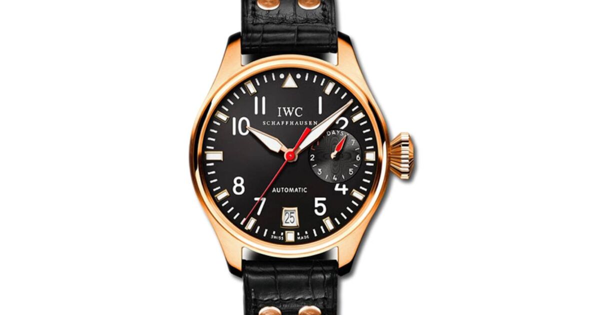 IWC Big Pilot's Watch Buenos Aires Simonetta Orsini Red Gold Black