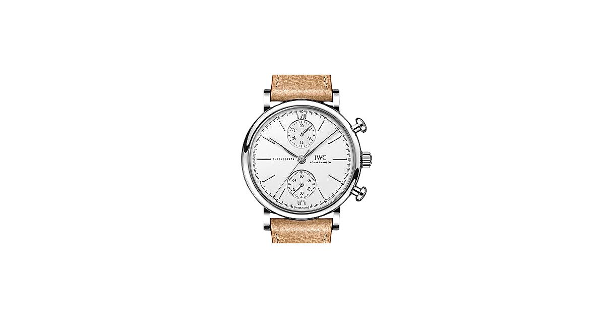 IWC Portofino Chronograph Steel 39mm White Dial IW391502 - BRAND NEW