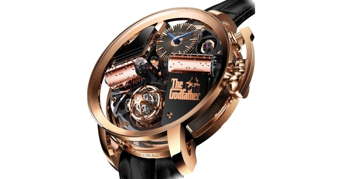 Jacob & Co. Opera Godfather Musical Watch Rose Gold 49mm OP110.40