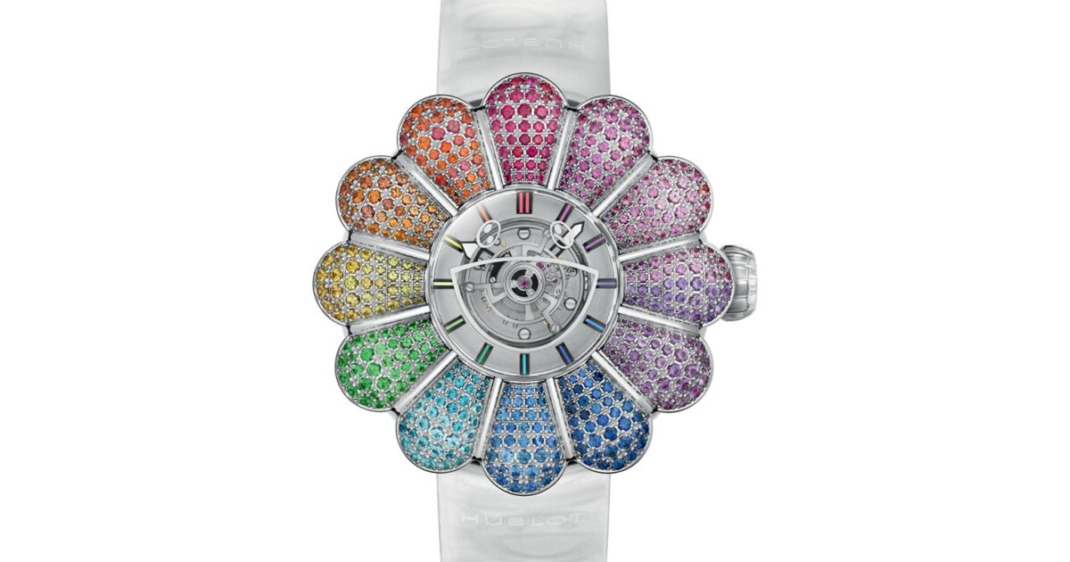 Hublot MP-15 Takashi Murakami Tourbillon Sapphire Rainbow 915.JX