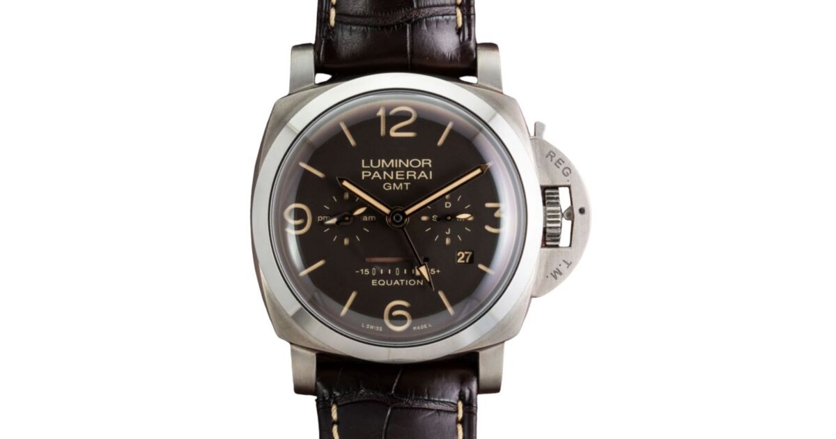 Panerai Luminor Equation of Time Titanium 47mm Brown Dial