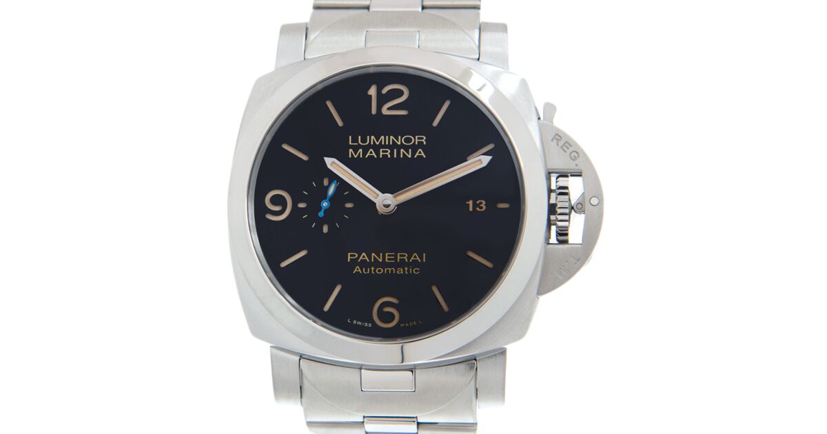 Panerai Luminor Marina Steel 44mm Black Dial PAM00723