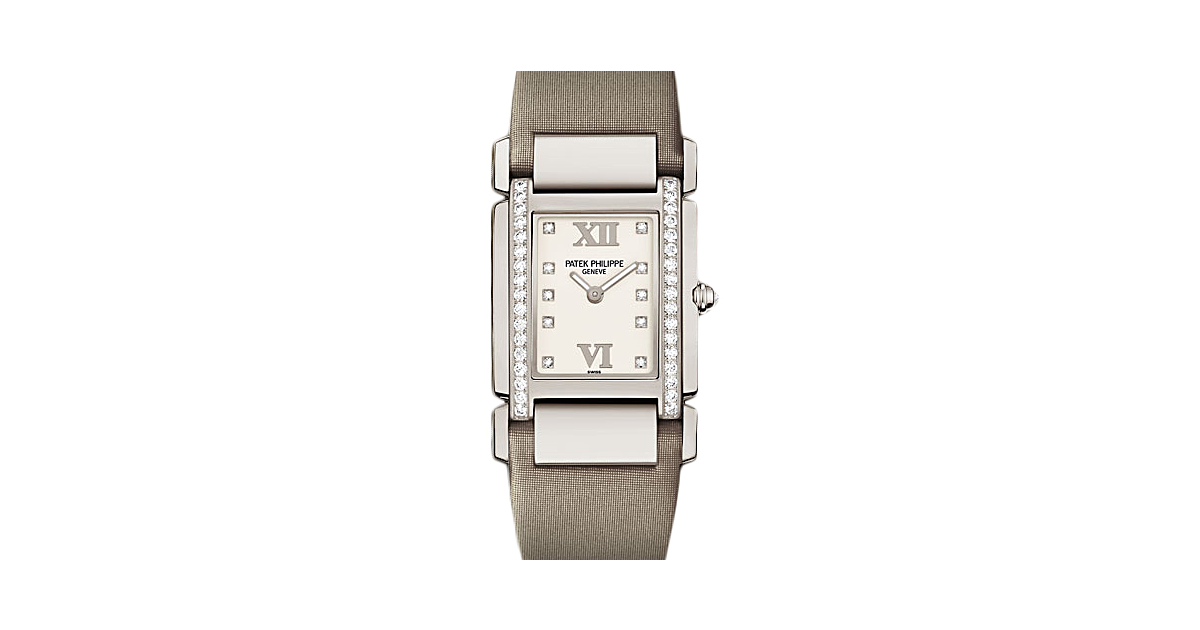 Patek Philippe Twenty~4 Ladies White Roman Dial Rose Gold 