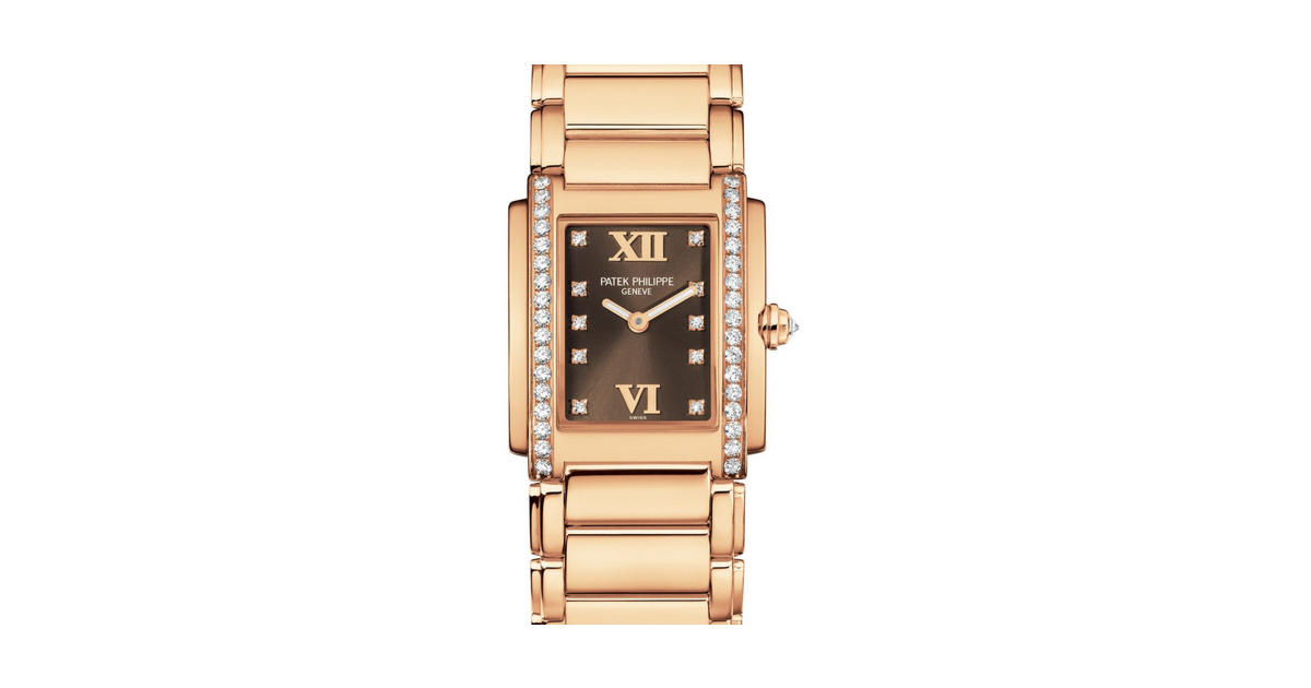 Patek Philippe 4908/11R-010 Twenty~4 Ladies 22 x 26.3mm Brown