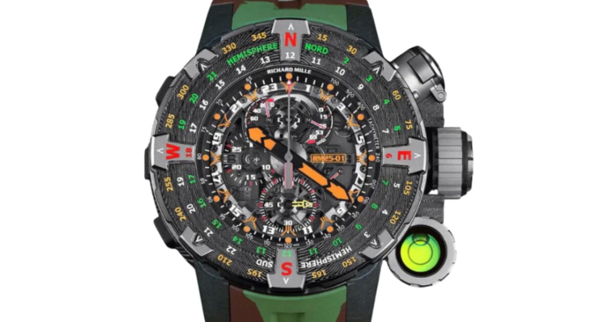 Richard Mille Manual Winding Tourbillon Chronograph Adventure