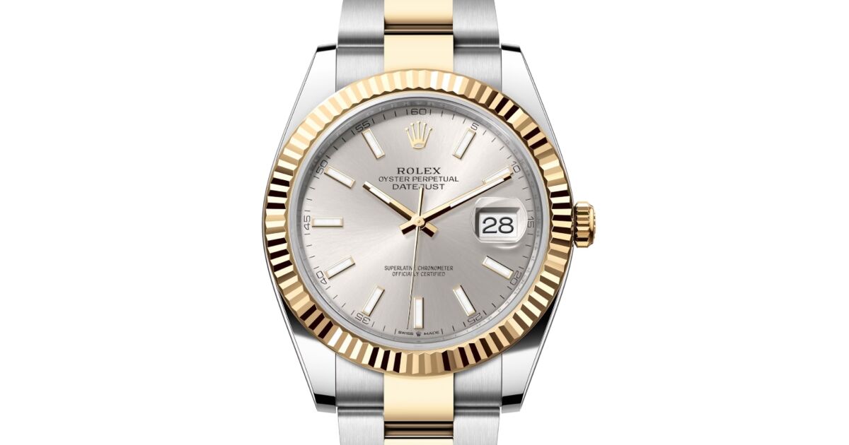 Rolex Datejust 41 126333-SLVSO Silver Index Yellow Gold Stainless