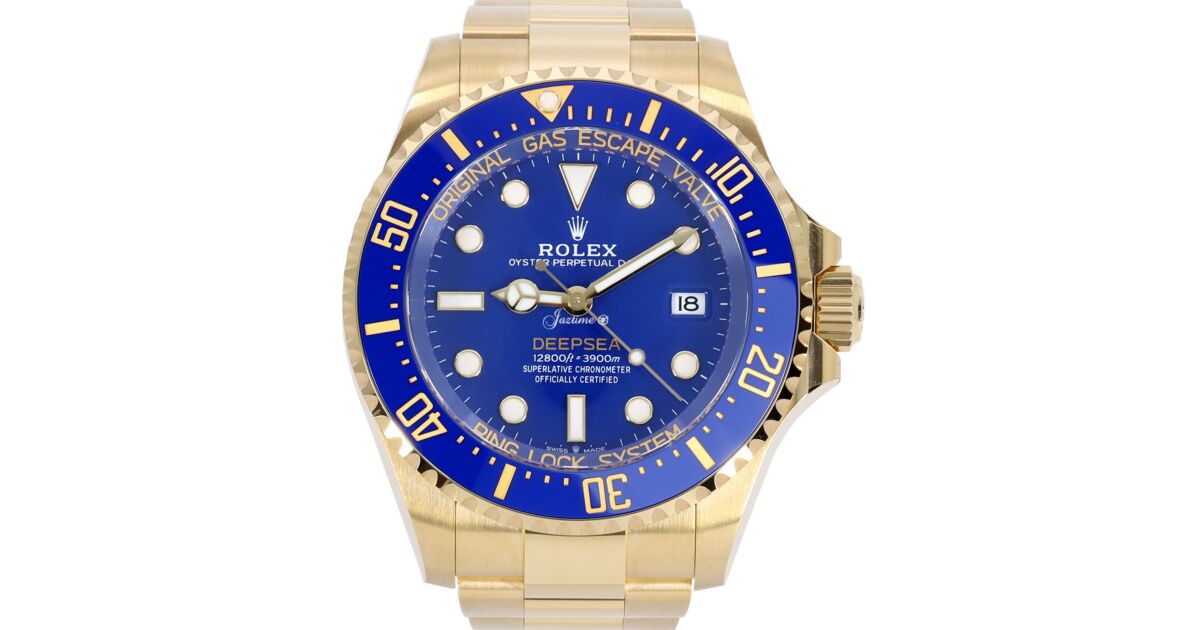 Rolex Deepsea Yellow Gold Blue Dial 136668LB - PRE OWNED