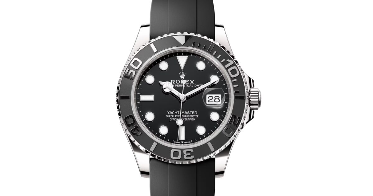 Rolex Yacht-Master 42 White Gold Black Dial & Matte Black