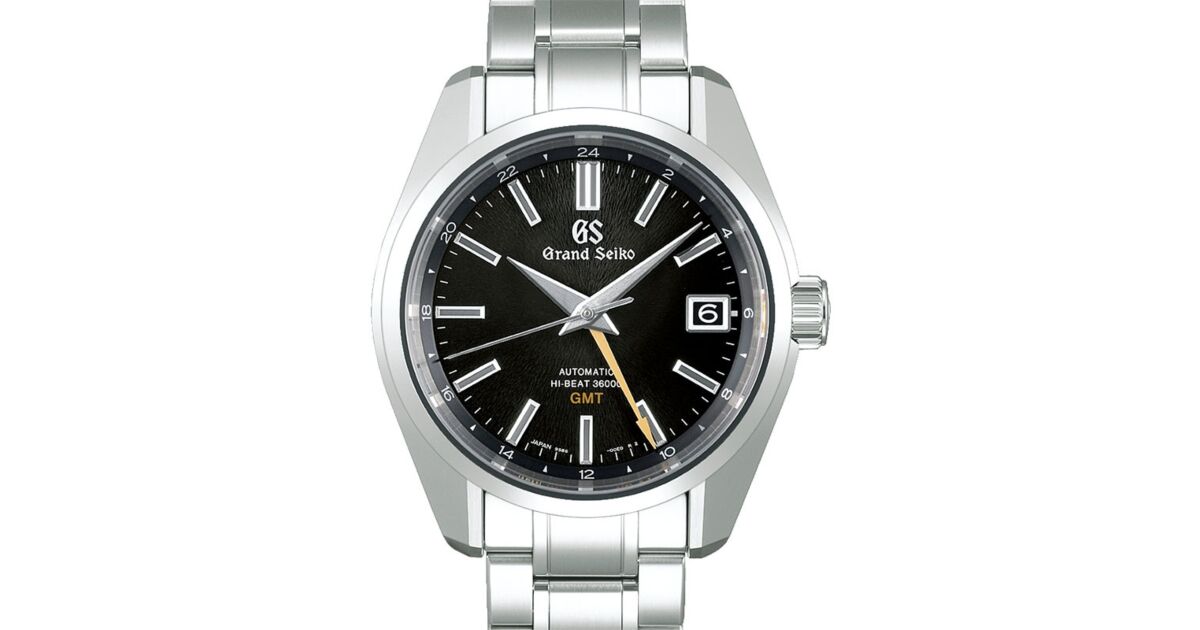 Grand Seiko Heritage Hi-Beat 36000 GMT Steel Black Dial SBGJ265