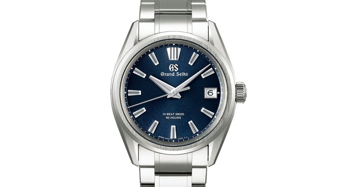 Grand Seiko Evolution 9 Hi-Beat 36000 Titanium Deep Blue Dial