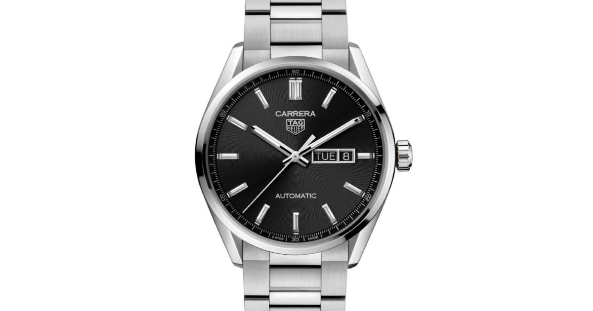 TAG HEUER Carrera WBN2010 Caliber 5 day date Automatic Men\'s Watch TAG Heuer Carrera Calibre 5 41mm Day-date NEW Black Dial  main image 4