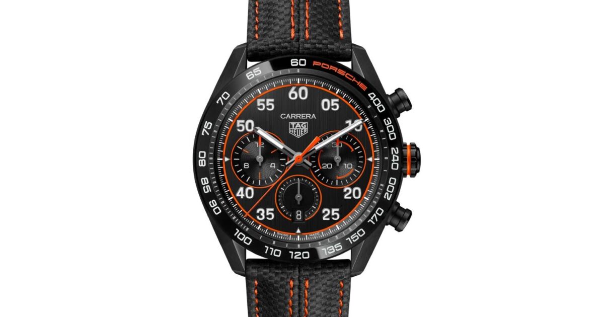 Tag Heuer Carrera Porsche Orange Racing Chronograph Stainless