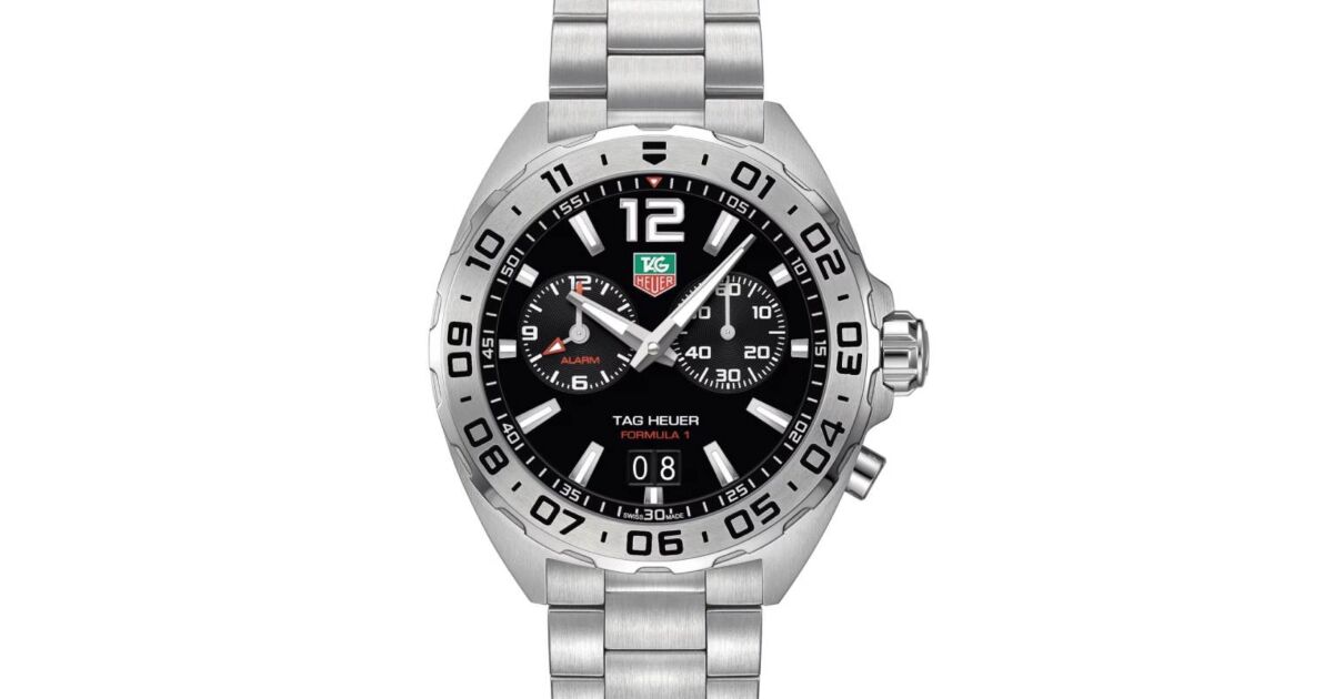 Tag Heuer Formula 1 Quartz Stainless Steel 41mm Black Dial WAZ111A