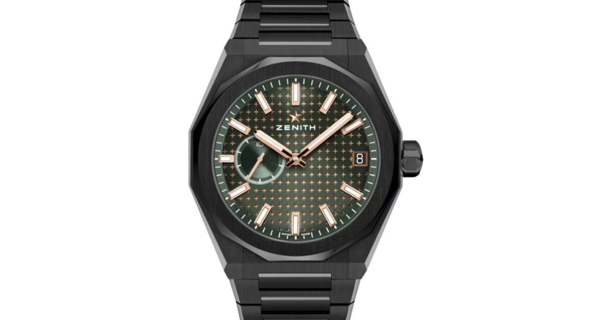 ダイアモンド　千鶴　PR＋ Zenith Defy Skyline Americas Edition Ceramic Green Dial 49.9308