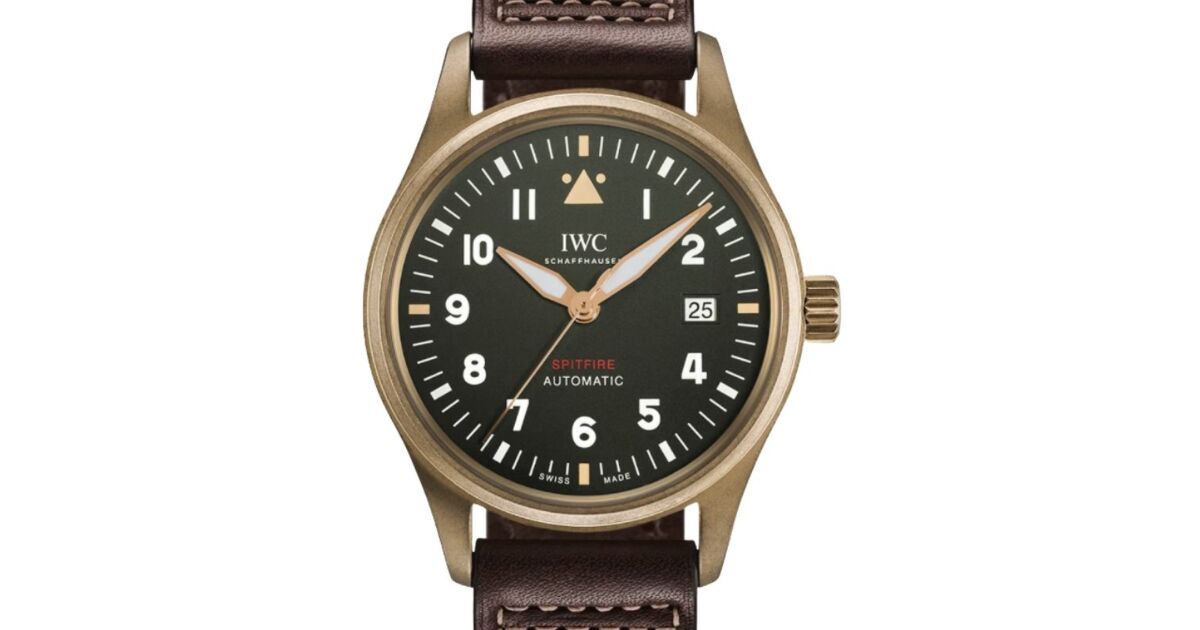 IWC Pilot's Watch Automatic Spitfire Bronze 39mm Green Dial