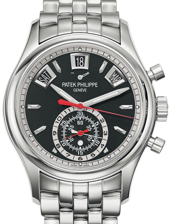 Patek Philippe Complications 5960 1A 010 Black Index Stainless Steel 40.5mm Automatic