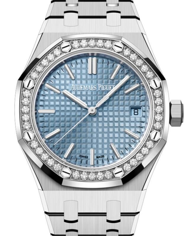 Audemars Piguet Royal Oak 37mm Stainless Steel Light Blue Dial  15550ST.OO.1356ST.08
