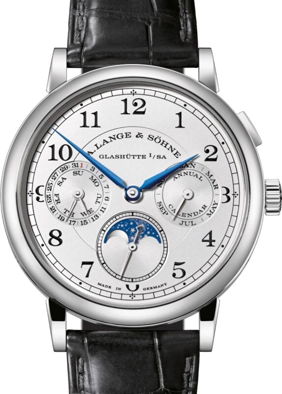 A Lange Sohne 1815 Annual Calendar White Gold 40mm Argente Silver Dial 238.026 E BRAND NEW