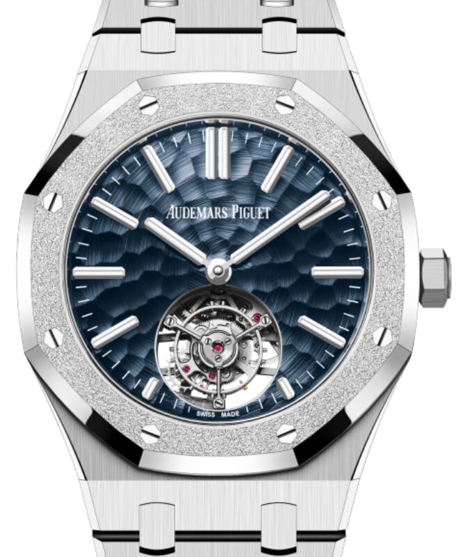 Audemars Piguet Royal Oak Flying Tourbillion White Gold 41mm Blue Dial 26730BC.GG.1320BC.01