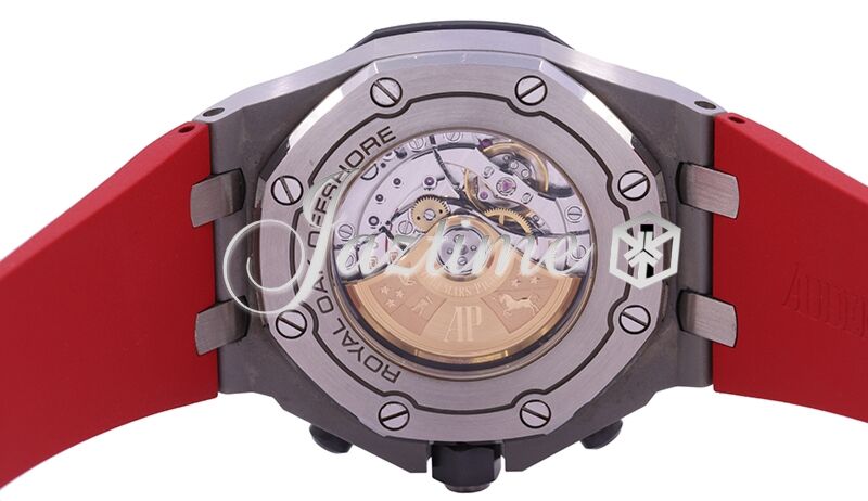 Audemars Piguet Offshore Vampire Chronograph 42mm Steel Black Red 26470SO.OO.A002CA.01 PRE OWNED