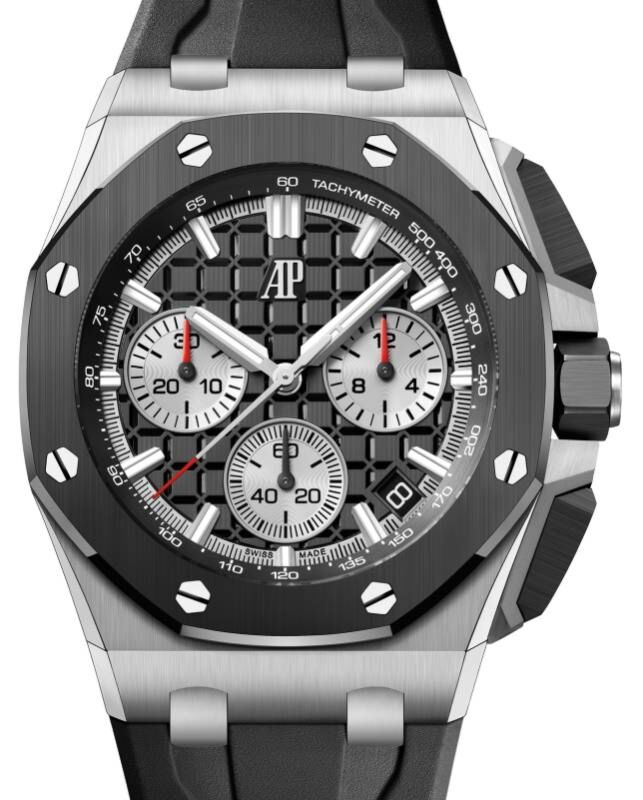 Audemars Piguet Royal Oak Offshore Chronograph 43mm Stainless Steel Ceramic  Black Dial 26420SO.OO.A002CA.01 - BRAND NEW