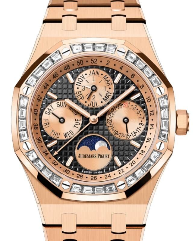 Royal oak perpetual calendar rose gold discount