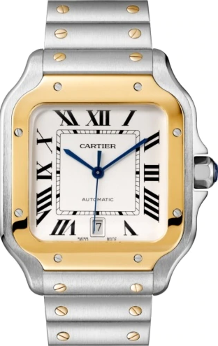Santos de cartier two tone outlet