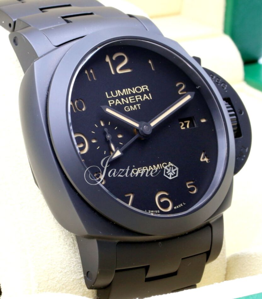 Panerai PAM 438 Luminor GMT Tuttonero Black Ceramic Men s 44mm BRAND NEW