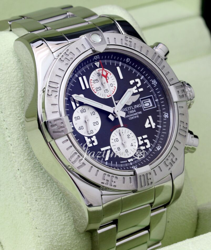 Breitling Avenger II Chronograph A13381 Grey Stainless Steel BRAND NEW