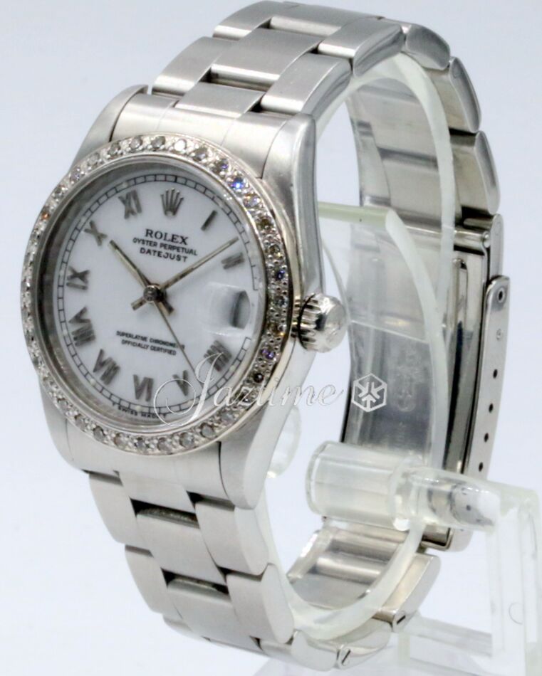 Rolex Datejust 68240 Ladies 31mm Midsize White Date Roman