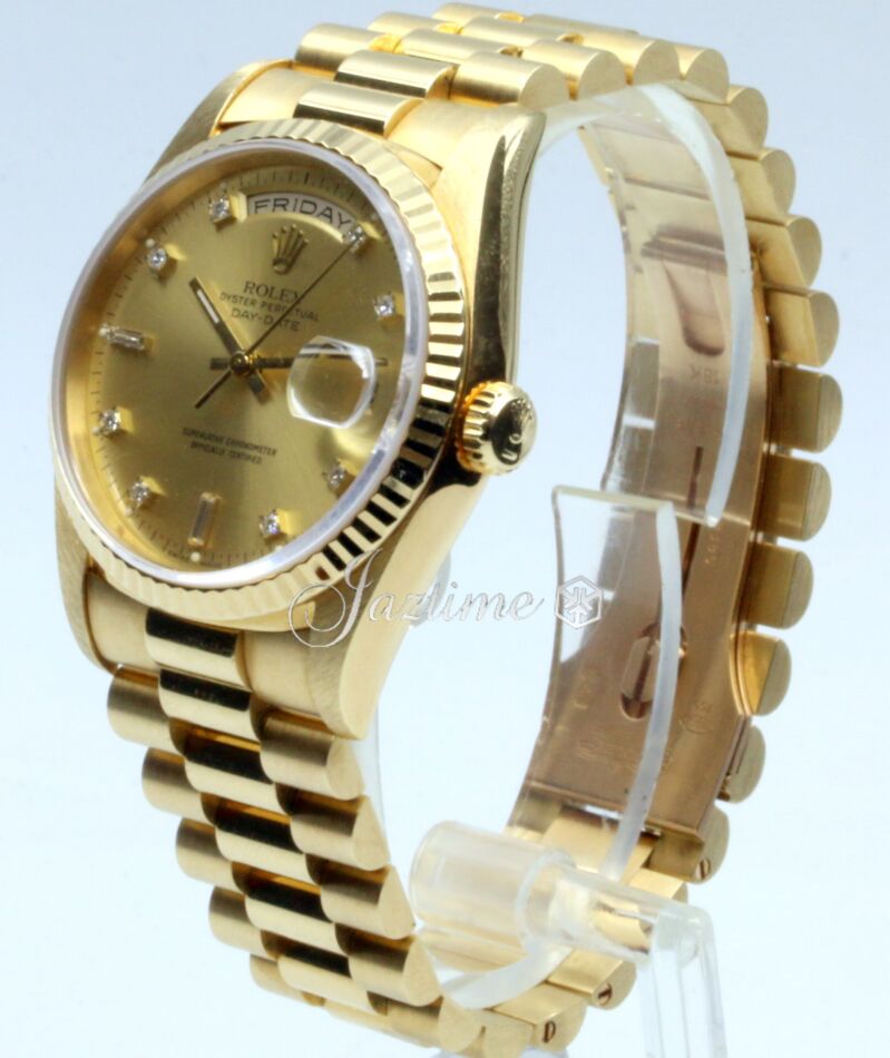 Rolex Day-Date President 18238 Champagne 36mm Factory