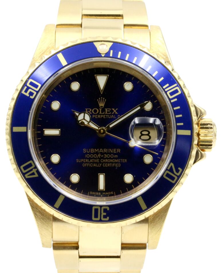 Rolex submariner blue used top