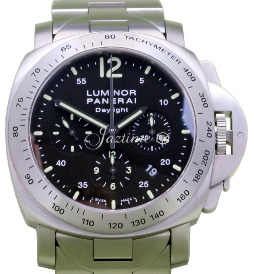 Panerai Luminor Daylight PAM 236 Chronograph Stainless Steel 44mm Automatic