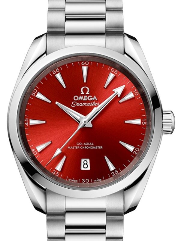 Omega Seamaster Aqua Terra 150M Co-Axial Master Chronometer 38mm Stainless  Steel Red Index Dial Steel Bracelet 220.10.38.20.13.003 - BRAND NEW