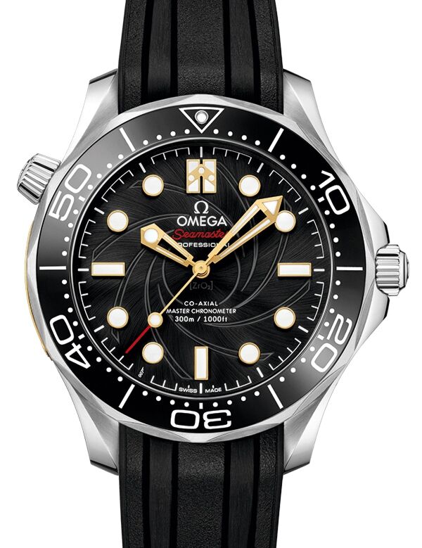 Omega Seamaster Diver 300M Co Axial Master Chronometer James Bond Limited Edition Set Stainless Steel Black