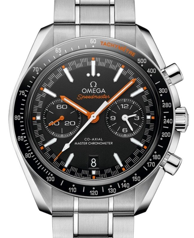Omega Speedmaster Two Counters Racing 44.25mm Steel Black
