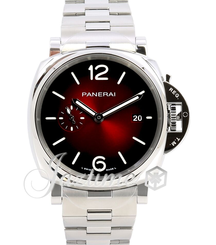 Panerai Luminor Due Steel Burgundy Dial PAM01539